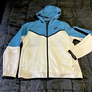 Nike Sportswear Tech Fleece Full-Zip Jacket CU4490-482 Celestine Blue Sz XL